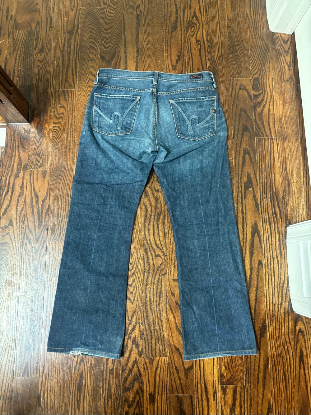Citizens Of Humanity Blue Boot Cut Jeans